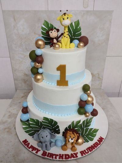 Jungle Joyride 3 Tier cake